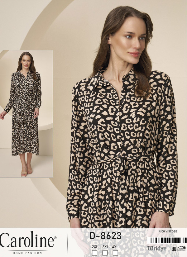 Caroline D-8623 Dress (2XL+3XL+4XL) — wholesale from Turkey
