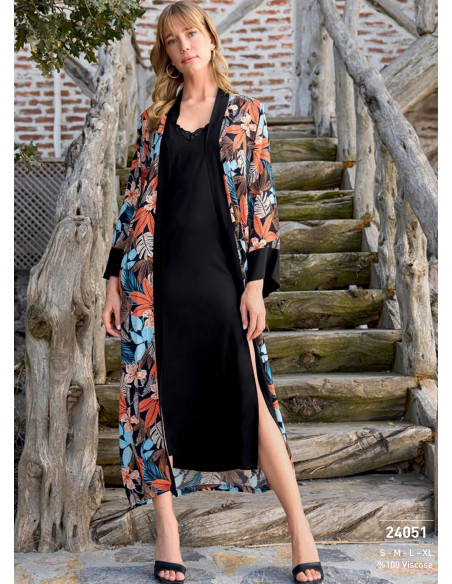 Monamise 24051 Robe Set (S+M+L+XL) — direct Turkish factory supply