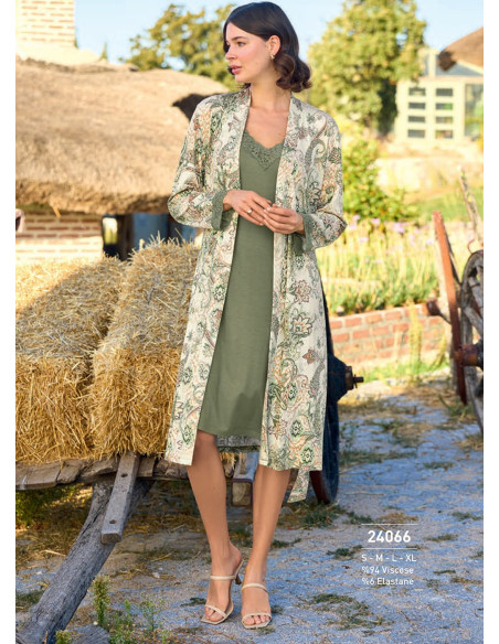 Monamise 24066 Robe Set (S+2XL+3XL+4XL) — wholesale from Turkey