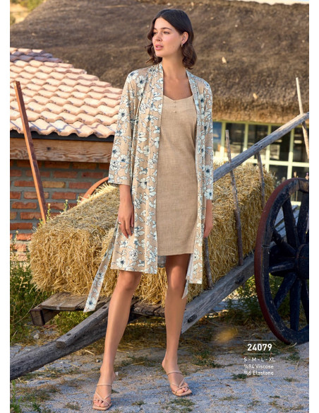Monamise 24079 Robe Set (S+M+L+XL) — wholesale from Turkey