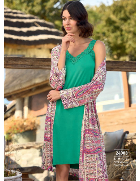 Комплект с Халатом 2-КА (S+M+L+XL) MONAMISE Monamise 24083 — прямые поставки из Турции
