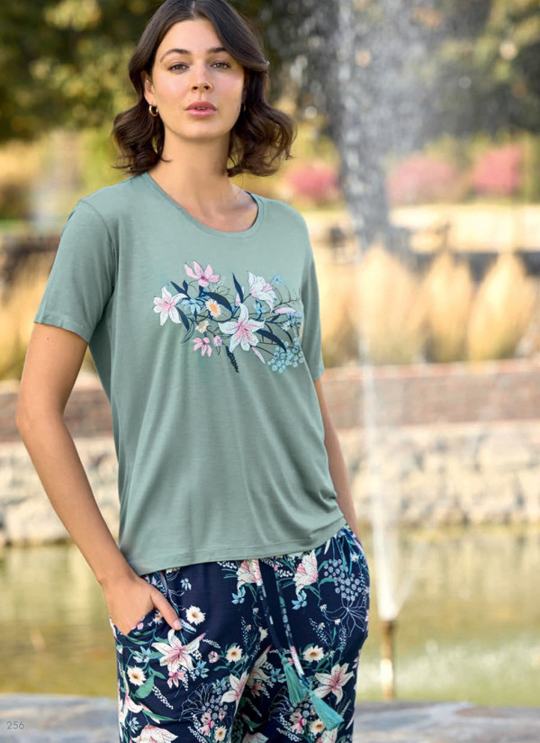 Monamise 24103 Pants Homewear Set (M+L+XL+2XL+3XL) — Istanbul wholesale supplier 2