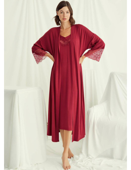 Женский Комплект с Халатом 2-КА (S+M+L+XL+2XL+3XL) MONAMISE Monamise 18520 — купить оптом со Стамбула