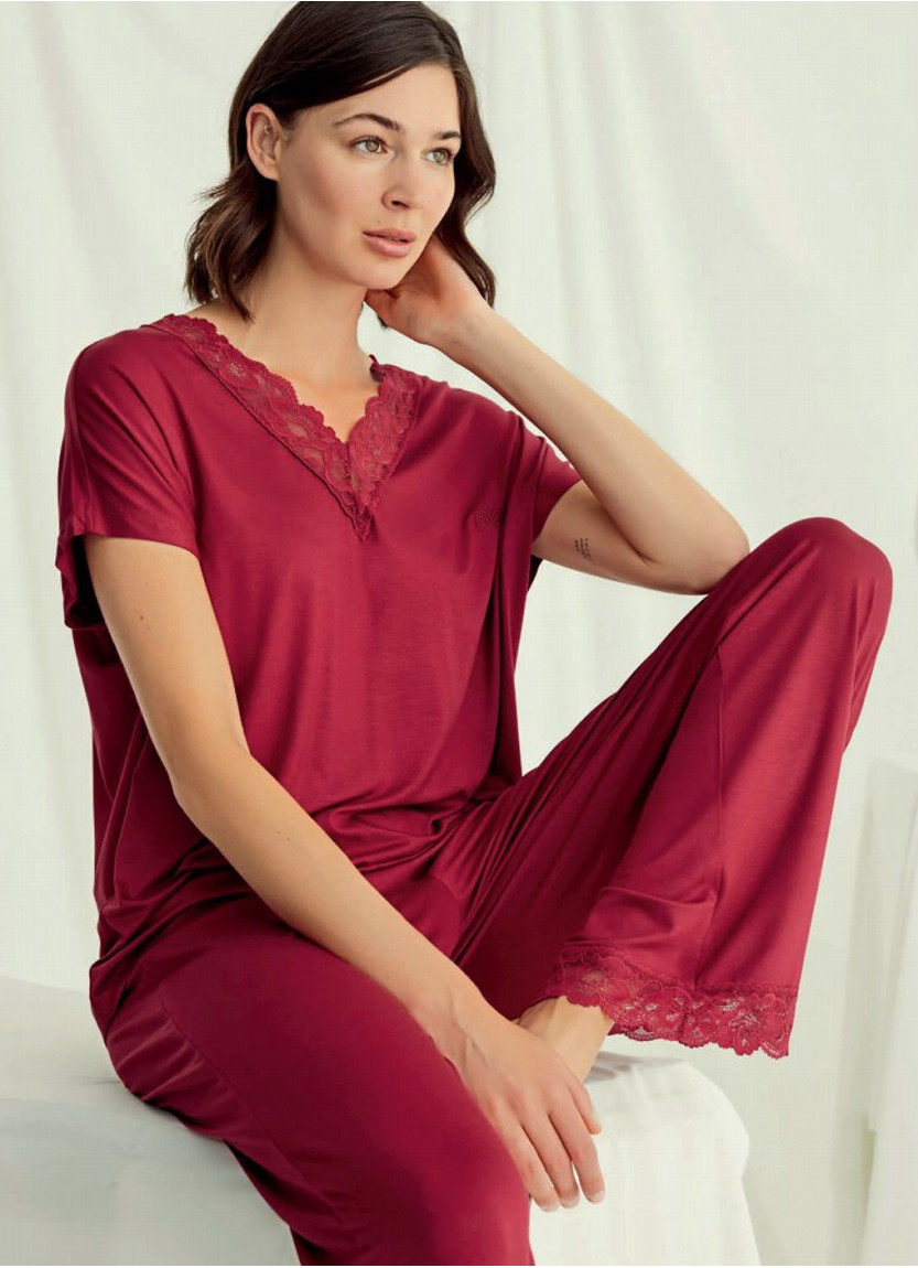 Monamise 18495 Pants Homewear Set (S+M+L+XL+2XL+3XL) — Istanbul wholesale supplier