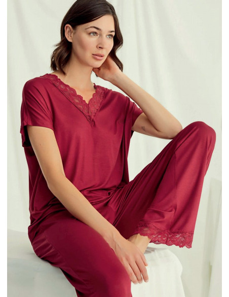 Женский Комплект с Брюками (S+M+L+XL+2XL+3XL) MONAMISE Monamise 18495 — купить оптом со Стамбула