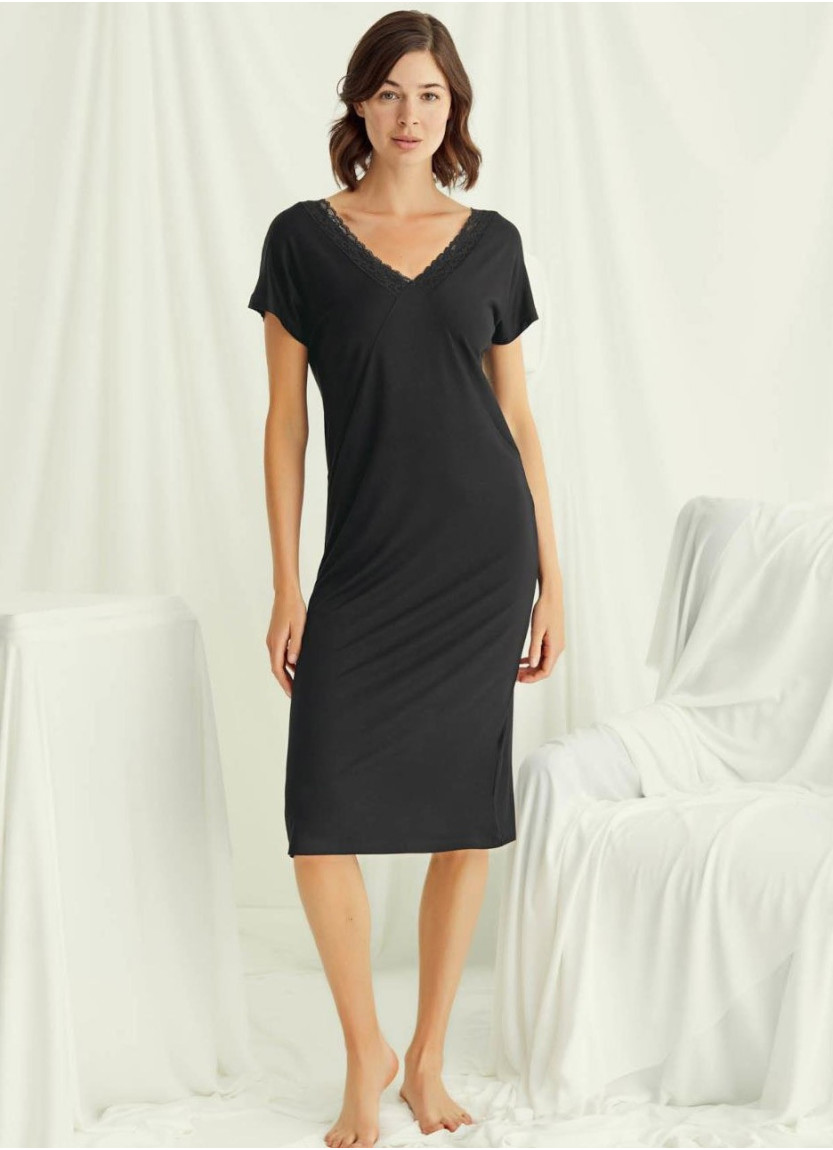 Monamise 18497 Nightdress (S+M+L+XL+2XL+3XL) — wholesale from Turkey