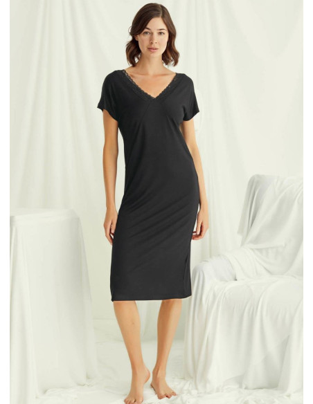 Ночная Сорочка (S+M+L+XL+2XL+3XL) MONAMISE Monamise 18497 — купить оптом из Турции