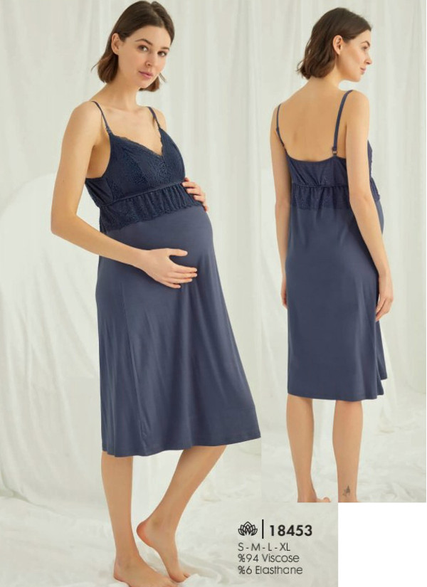 Monamise 18453 Nightdress (S+XL) — direct Turkish factory supply