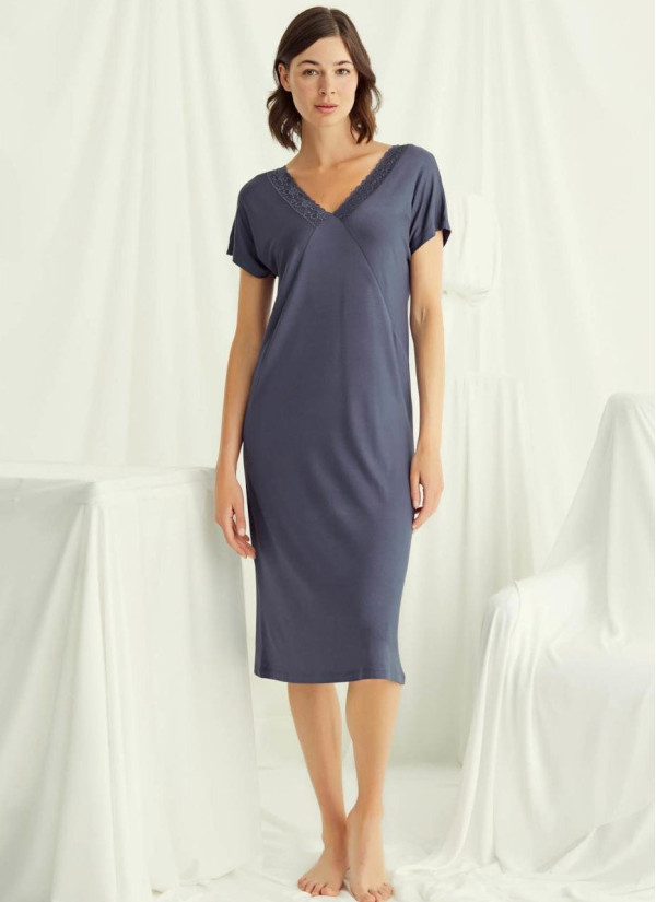 Monamise 18503 Nightdress (S+M+L+XL+2XL+3XL) — Turkish textile wholesale