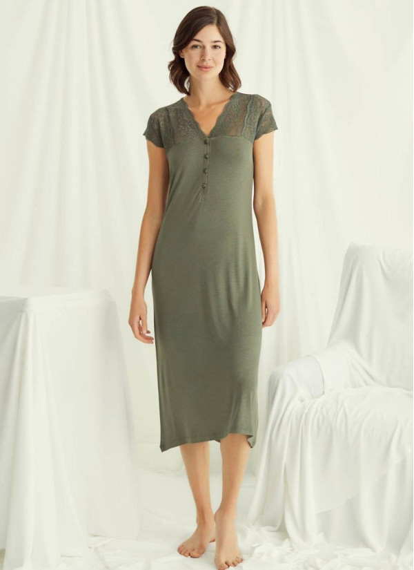 Monamise 18487 Nightdress (S+M+L+XL+2XL+3XL) — direct Turkish factory supply