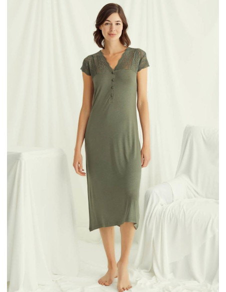 Monamise 18487 Nightdress (S+M+L+XL+2XL+3XL) — direct Turkish factory supply