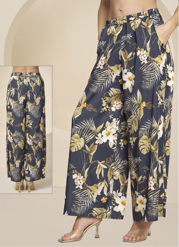 Caroline S-5207 Оптом Турция Фабрика Брюки Летние Женские (2XL+3XL+4XL) Caroline S-5207 Купить Оптом с Турции