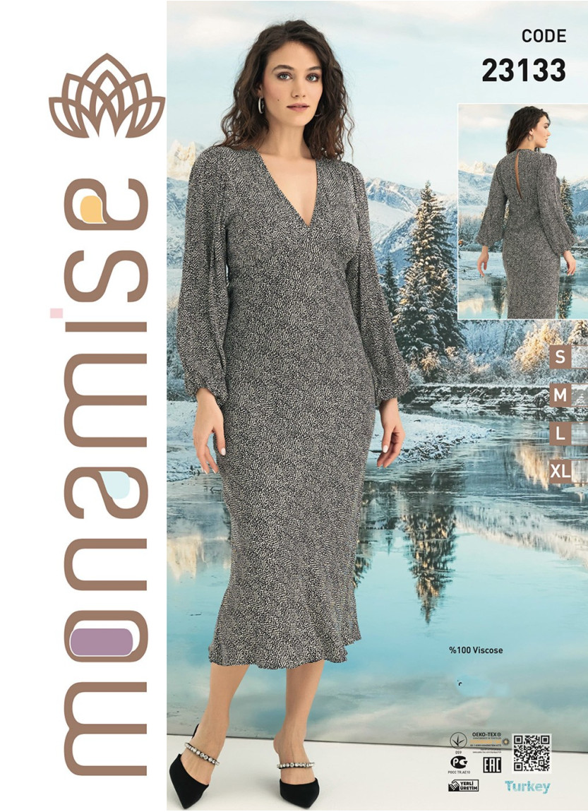 Monamise 23133 Dress (S+M+L+XL) — wholesale from Turkey