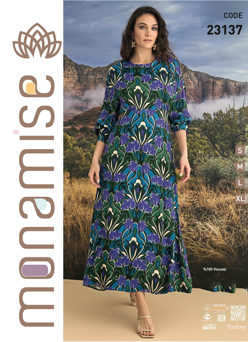 Платье (S+M+L+XL) MONAMISE Monamise 23137 — оптовая поставка из Турции