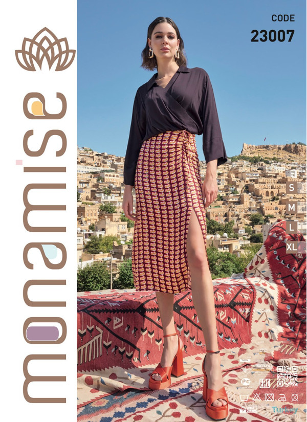 Monamise 23007 Dress (S+M+L+XL) — wholesale from Turkey