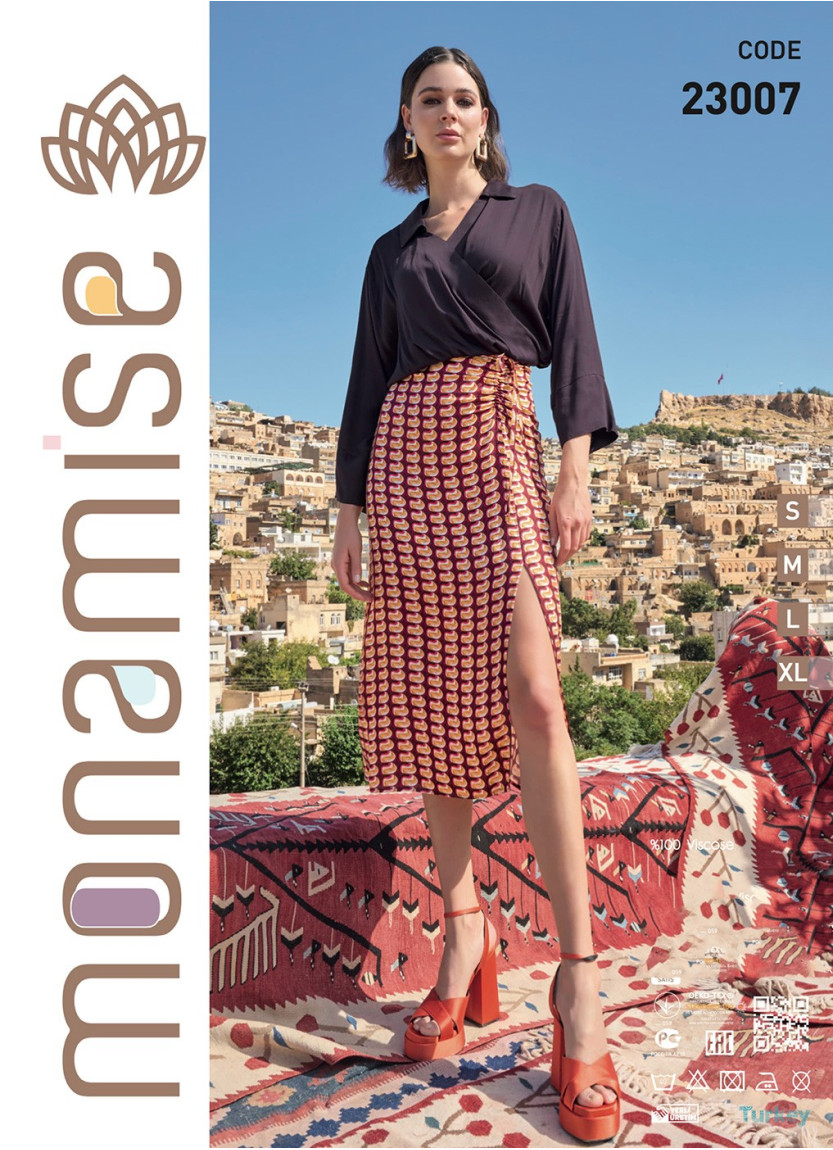 Monamise 23007 Dress (S+M+L+XL) — wholesale from Turkey