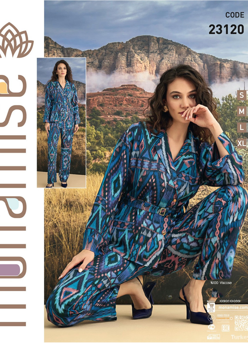 Monamise 23120 Pants Homewear Set (S+XL) — direct Turkish factory supply