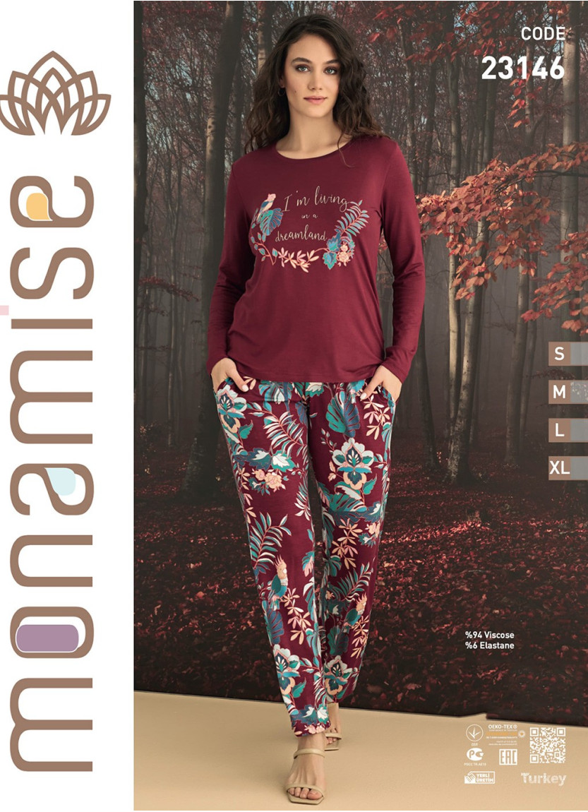 Monamise 23146 Pants Homewear Set (S) — Turkish textile wholesale