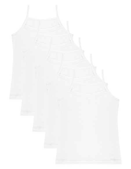 Donella 4342D2 10-Pack Girls' Tank Top — factory-direct from Turkey