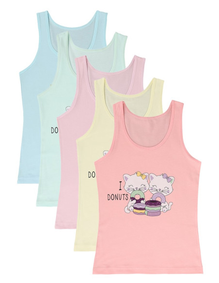 Donella 4911Y36 Assorted 10-Pack Girls' Tank Top — wholesale for boutiques