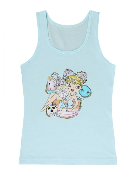Donella 4911Y36 Assorted 10-Pack Girls' Tank Top — Turkey wholesale collection