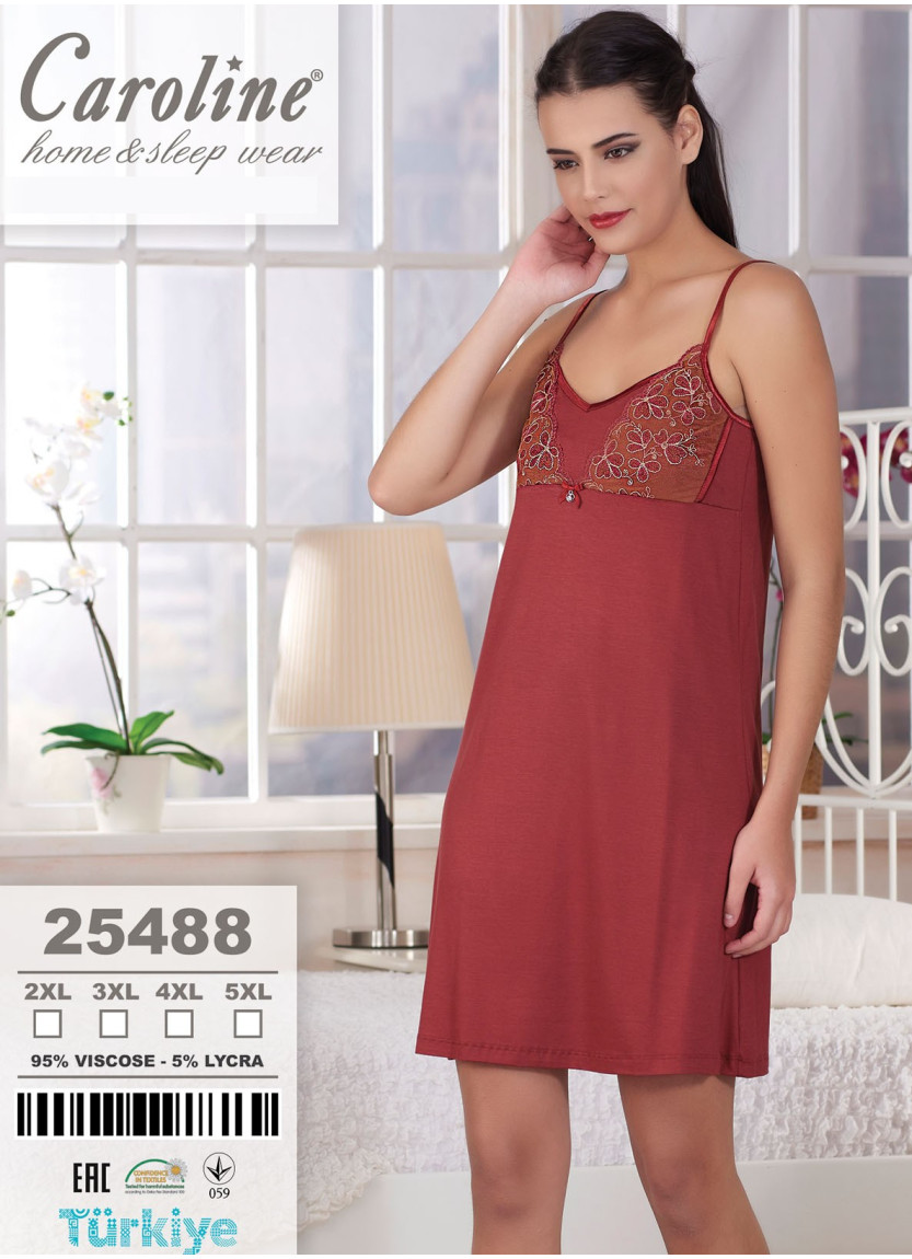 Caroline 25488 Nightdress (2XL+3XL+4XL+5XL) — wholesale for boutiques