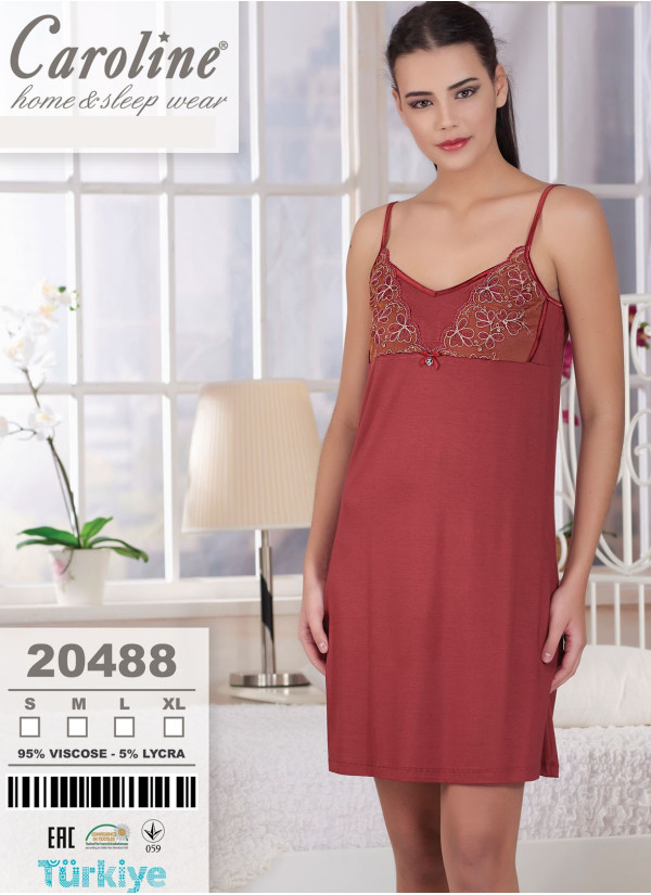 Caroline 20488 Nightdress (S+M+L+XL) — Turkey wholesale collection