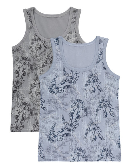 Donella 778104 Assorted 10-Pack Boys' Tank Top — factory-direct from Turkey
