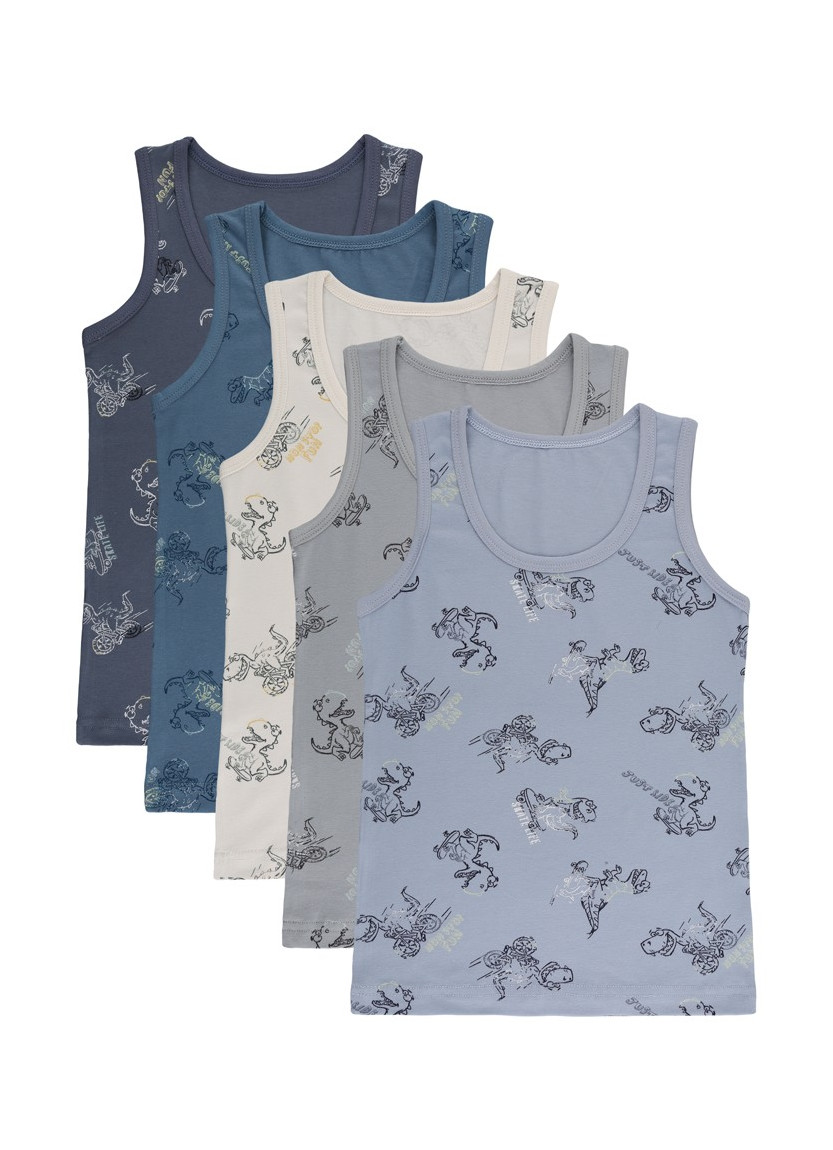 Donella 778105 Assorted 10-Pack Boys' Tank Top — direct Turkish factory supply