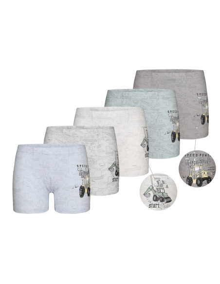Donella 7581B5 Assorted 10-Pack Boys' Boxer Briefs — Turkey wholesale collection