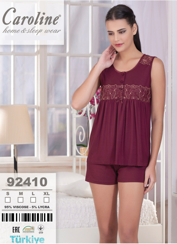 Caroline 92410 Shorts Homewear Set (S+M+L+XL) — wholesale for boutiques