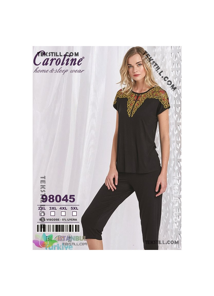 Комплект с Капри (2XL+3XL+4XL+5XL) Caroline Caroline 98045 — оптом от турецкой фабрики