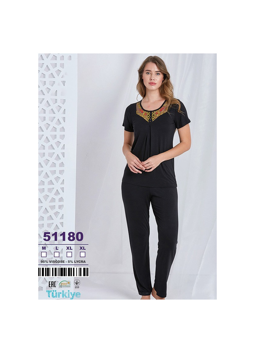 Пижама Комплект с Брюками 2-КА (M+L+XL+XL) Caroline Caroline 51180 — купить оптом из Турции
