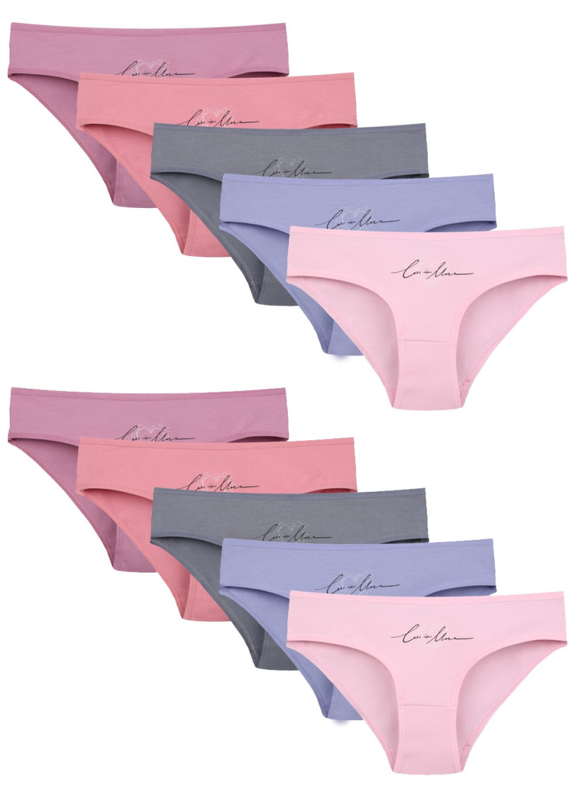 Donella 5171PB20 Assorted 10-Pack Girls' Briefs — Turkish textile wholesale