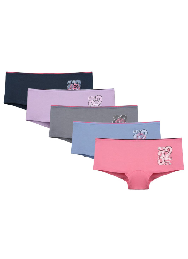 Donella 5771PB21 Assorted 10-Pack Girls' Briefs — Turkish factory wholesale