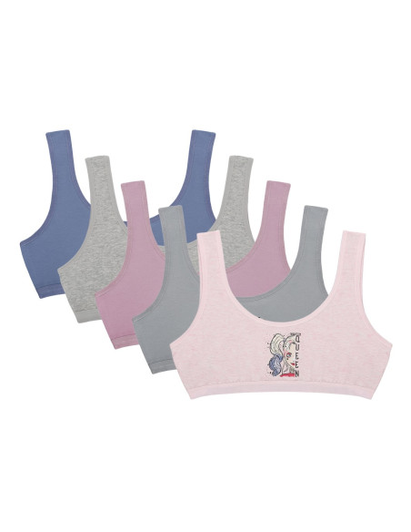 Donella 6071PB5 Assorted 10-Pack Bra — factory-direct from Turkey