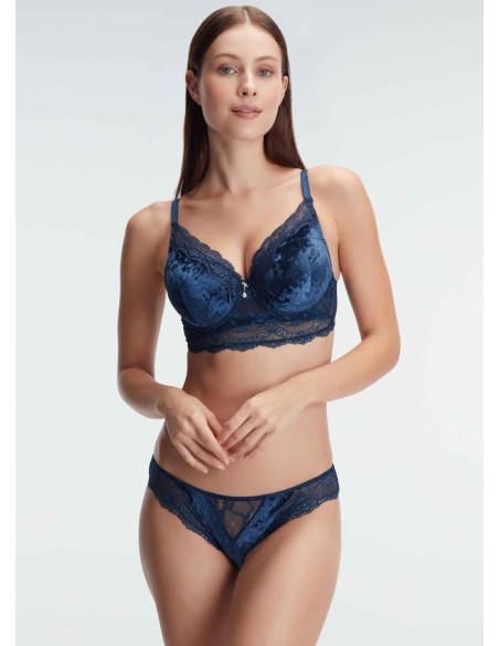 Anil 4805 BLUE Lace Bra — Istanbul wholesale supplier