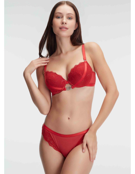 Anil 4841 RED Bra and Briefs Set — Turkey wholesale collection