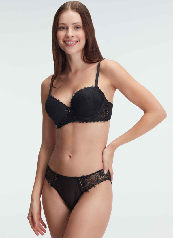 Anil 4838 BLACK Bra and Briefs Set — Turkey wholesale collection
