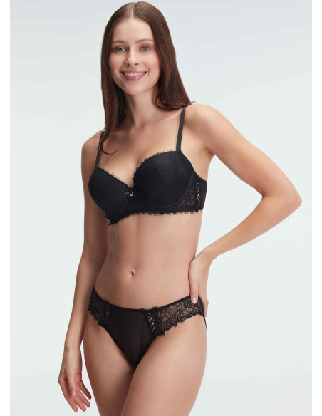Anil 4838 BLACK Bra and Briefs Set — Turkey wholesale collection