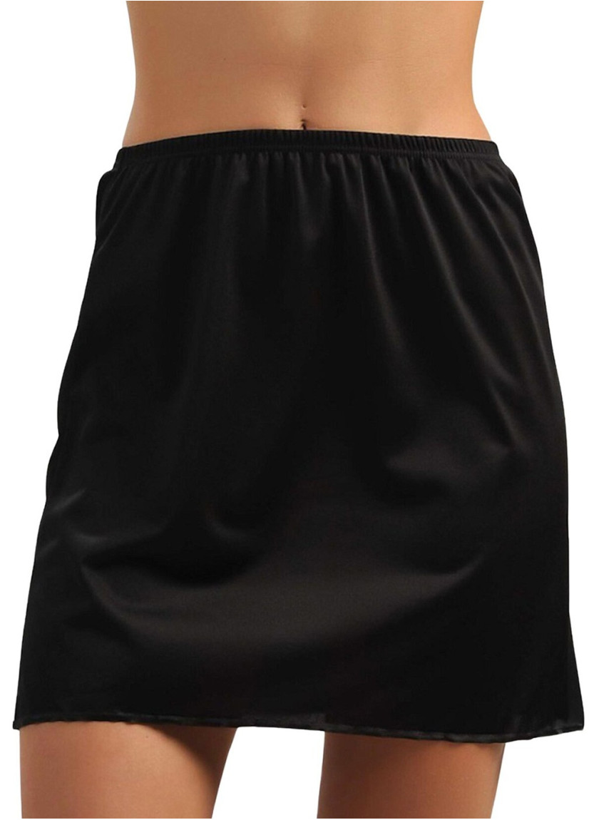Anil 0615 BLACK Slip or Petticoat — Turkish factory wholesale