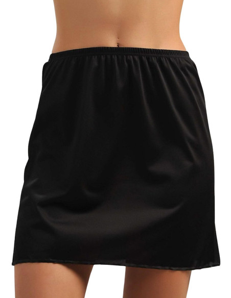 Anil 0615 BLACK Slip or Petticoat — Turkish factory wholesale