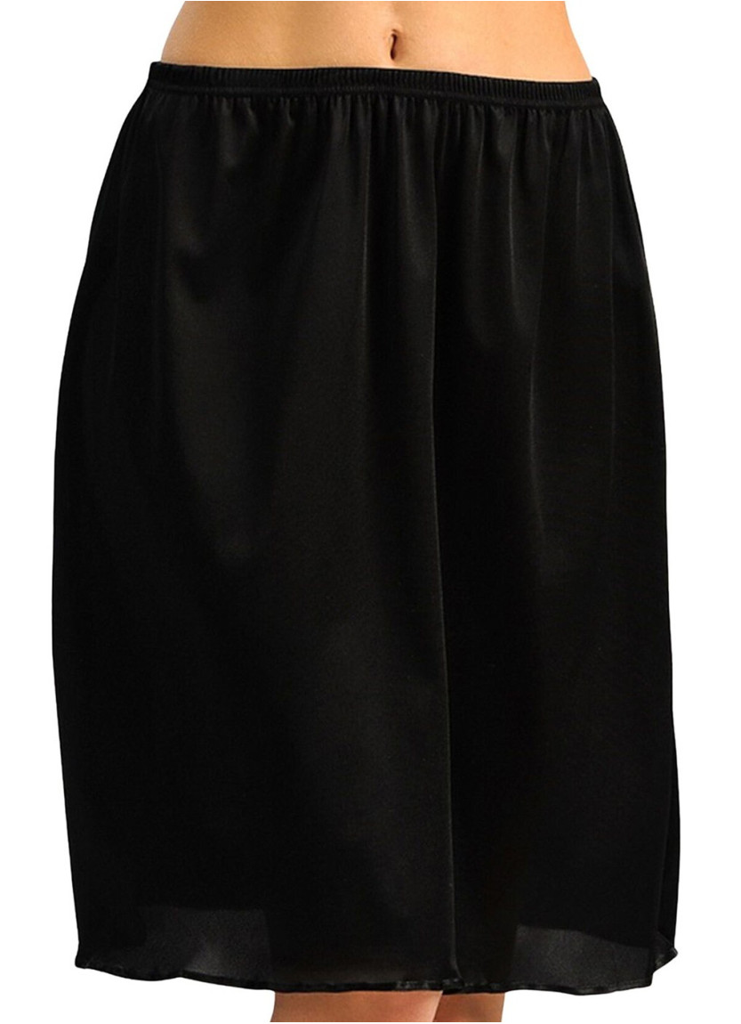 Женский Подъюбник До Колена Под Платье и Юбки Anıl 0616 BLACK Anil 0616 BLACK — турецкий текстиль оптом