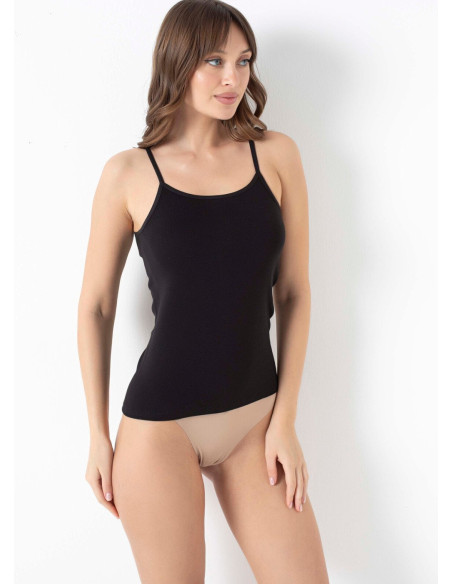 Anil 8554 BLACK Tank Top — direct Turkish factory supply