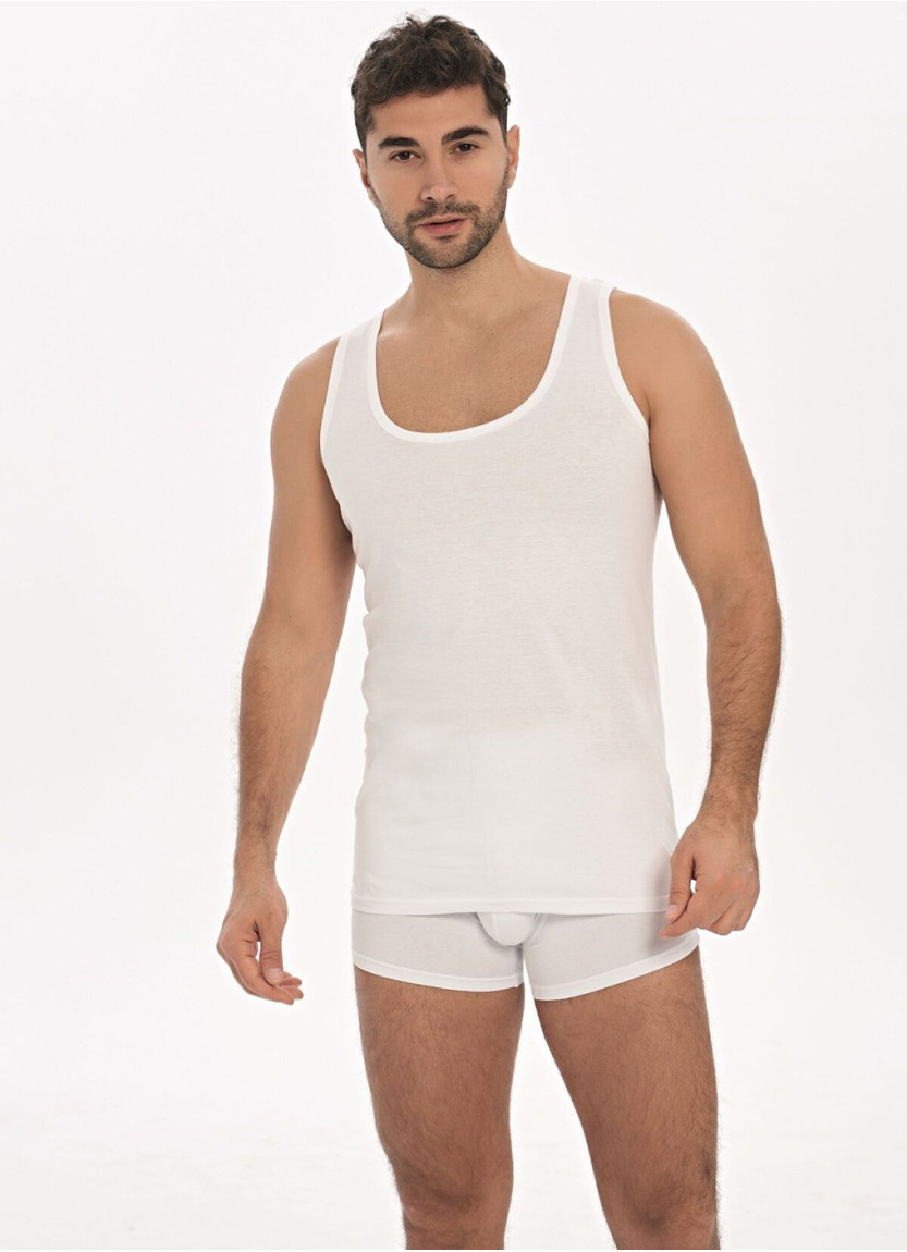 Anil 0300 WHITE Tank Top — Turkey wholesale collection