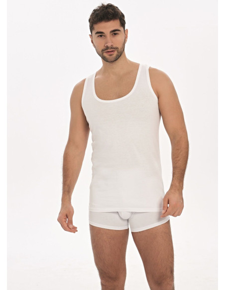 Anil 0300 WHITE Tank Top — Turkey wholesale collection