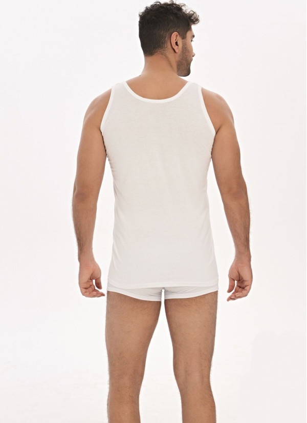 Anil 0300 WHITE Tank Top — Turkey wholesale collection 2
