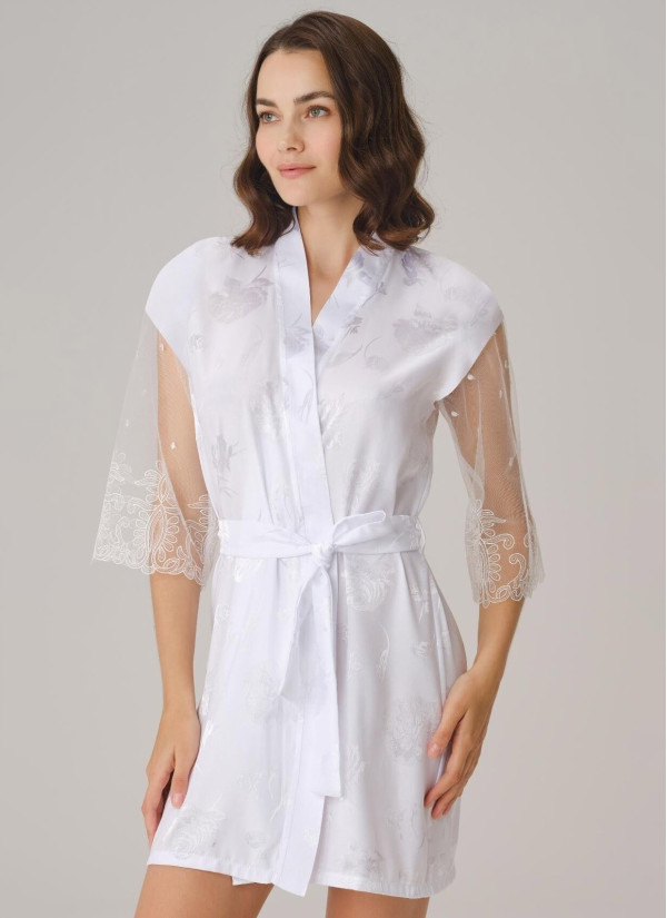 Anil 5784 WHITE Women's Robe — wholesale for boutiques