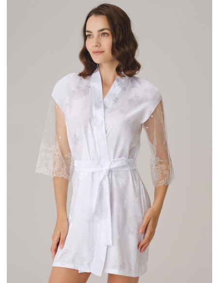 Anil 5784 WHITE Women's Robe — wholesale for boutiques