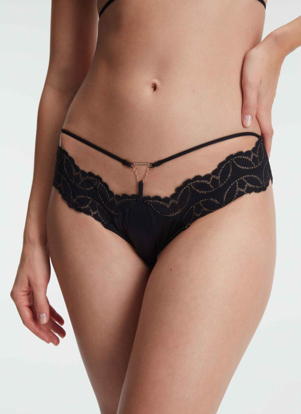 Anil 4842 BLACK Bra and Briefs Set — Istanbul wholesale supplier 2